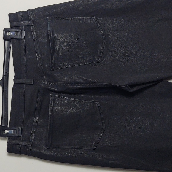 HUDSON Noa Mid-rise Straight Coated Cropped Stretch Jeans Size 31 - Picture 14 of 16